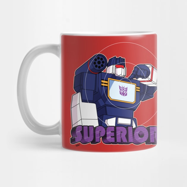 Soundwave: Superior (bust) by NDVS